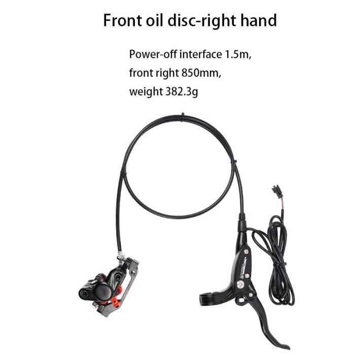 Câbles De Frein Vélo Disque - Lot De 10, Longueur 2 M, Acier Zinc, Pour VTT Et Vélo Route