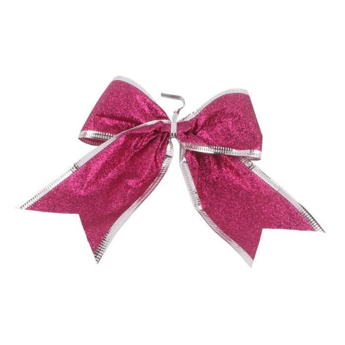 Nœud De Noël Pour Porte De Placard, Grand Nœud De Porte De Noël Rouge