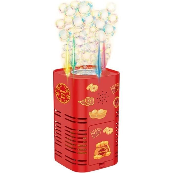 Machine à Bulles, Bloranda Soufflante à Bulles LED Automatique Portable