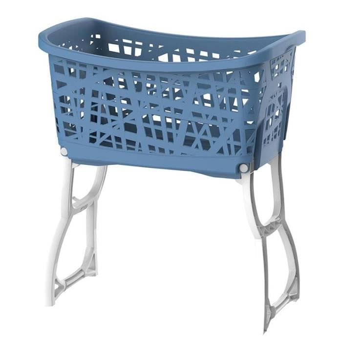 Panier de rangement - BAMA - 70165 - Bleu - Rectangulaire - 44 L - Monotone