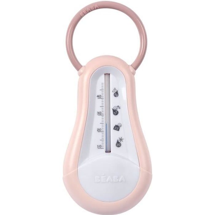Beaba Thermometre De Bain Multifonctions Prise Temperature De La Piece Et Du Bain Forme Ludique Old Pink Cdiscount Puericulture Eveil Bebe