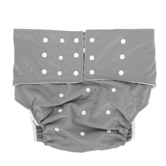 Couche Adulte Réutilisable Lavable - Grande Taille Réglable X33, Imperméable Et Respirante Pour Hommes Et Femmes, Confort Toute La Journée