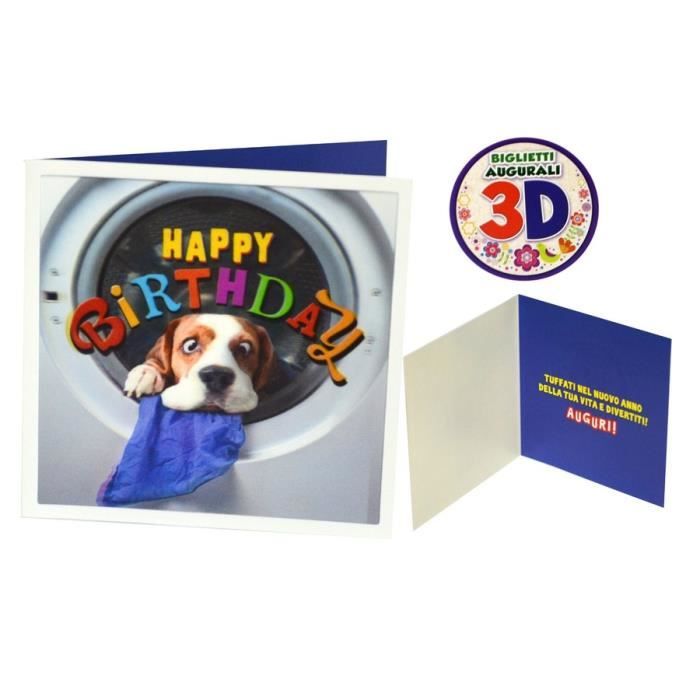 Cartes De Voeuxcarte De Voeux D Anniversaire Chien 3d Joyeux Anniversaire Cdiscount Beaux Arts Et Loisirs Creatifs Cartes De Voeuxcarte De Voeux D Anniversaire Chien 3d Joyeux Anniversaire Cdiscount Beaux Arts Et Loisirs Creatifs