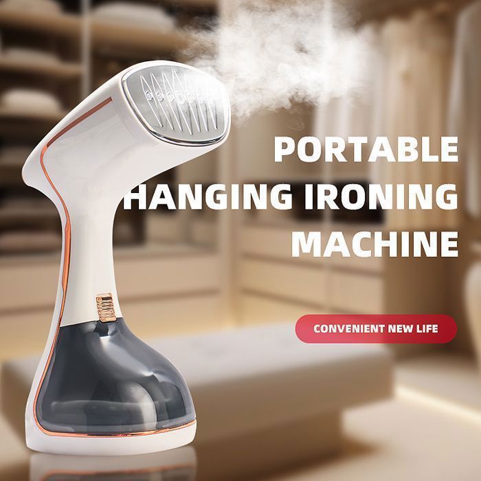 Défroisseur Vapeur 700W Portable 180ml - Fer à Repasser Vapeur Voyage Blanc Efficace Anti-Plis