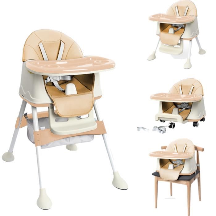 Chaise haute pour bébé enfant 3 en 1 - Plateau Amovible - Chaise