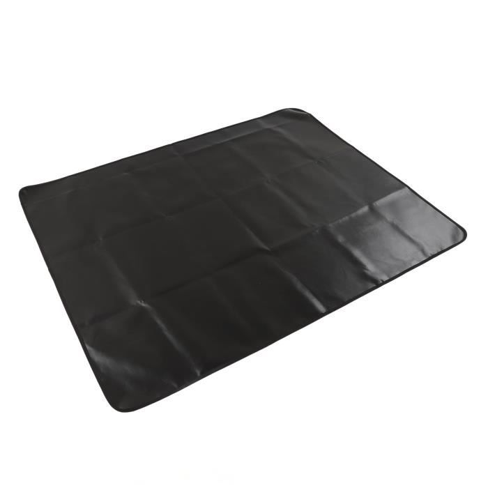 HURRISE tapis de gril extérieur Tapis de gril double face en silicone  ignifuge réutilisable pour barbecue pliable pour camping en