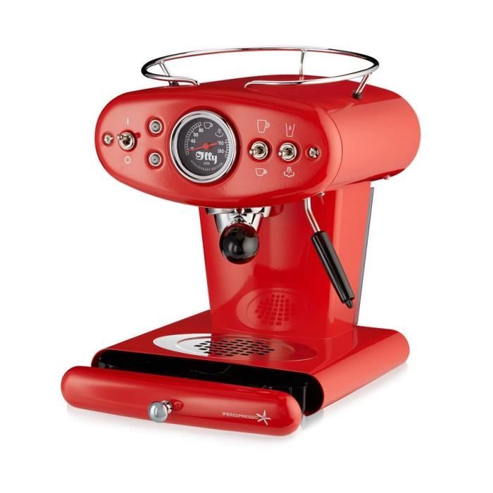 ILLY MACHINE À CAFÉ CAPSULES IPERESPRESSO HOME X1 ROUGE ANNIVERSARY E&C Cdiscount Electroménager