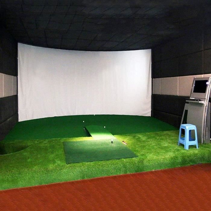 Installation Pour Entrainement Golf Tree 300X200Cm/9.8X6.6Ft Simulateur Impact