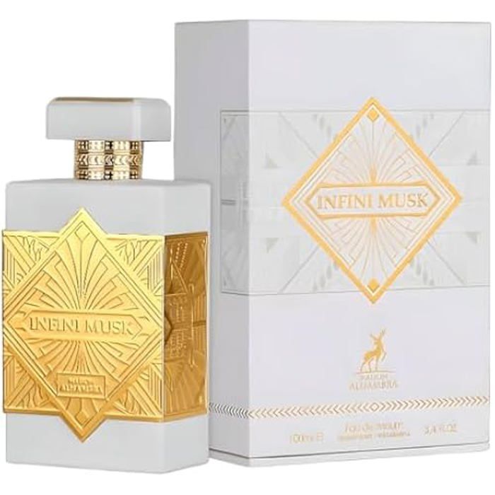 Eau de Parfum - MAISON ALHAMBRA - Infini Musk - 100 ml - Parfum boisé - Pour homme