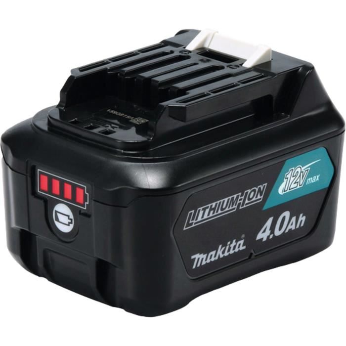 Batterie - MAKITA - 197406-2 - 12V - 4Ah - Li-Ion - Recharge rapide 60 min