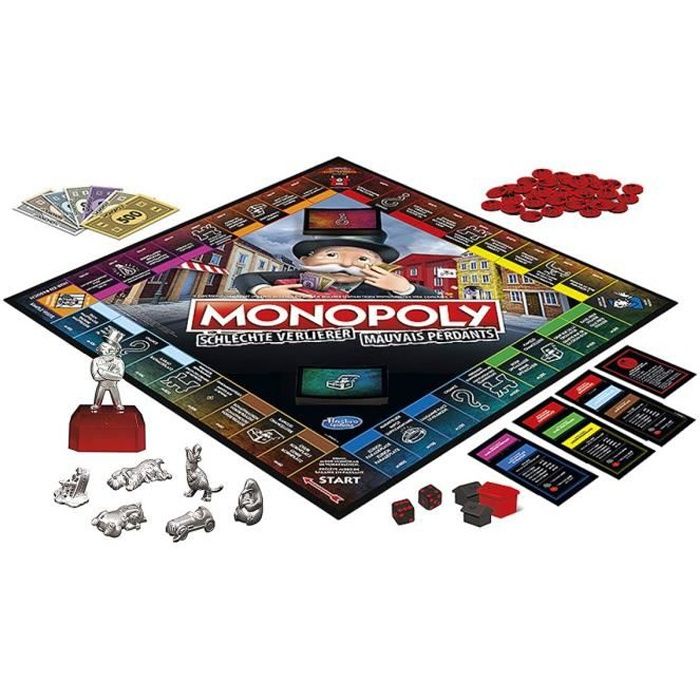 Jeu de société - MONOPOLY - C1009197 - Édition Belgique - 2-8 joueurs - 8+ ans - Jeux - Jouets