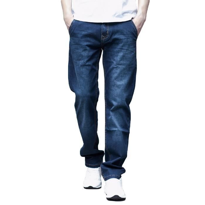 Baggy Homme Jean Bleu FoncÃ© DÃ©lavÃ© Homme Oxygene Homme Lanvin