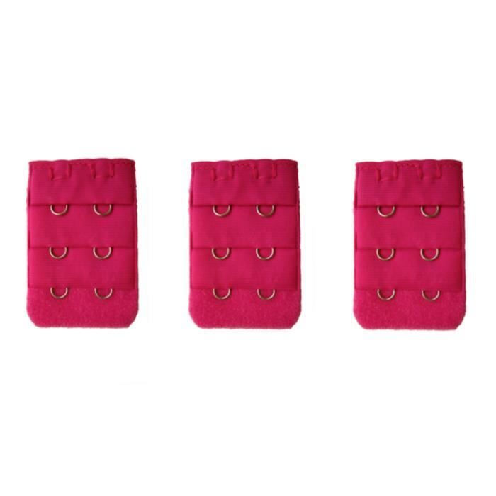 Lot De 3 Rallonges Soutien-Gorge Kissa - Extenseur 1 Crochet, 3 Positions | Confort Lingerie
