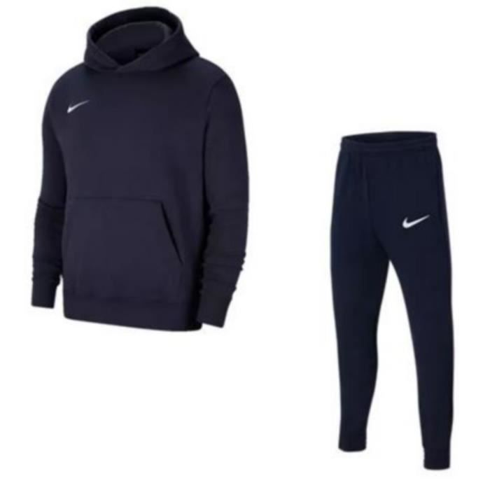 Jogging polaire à capuche pour garçon Nike - Bleu marine - Respirant - Multisport