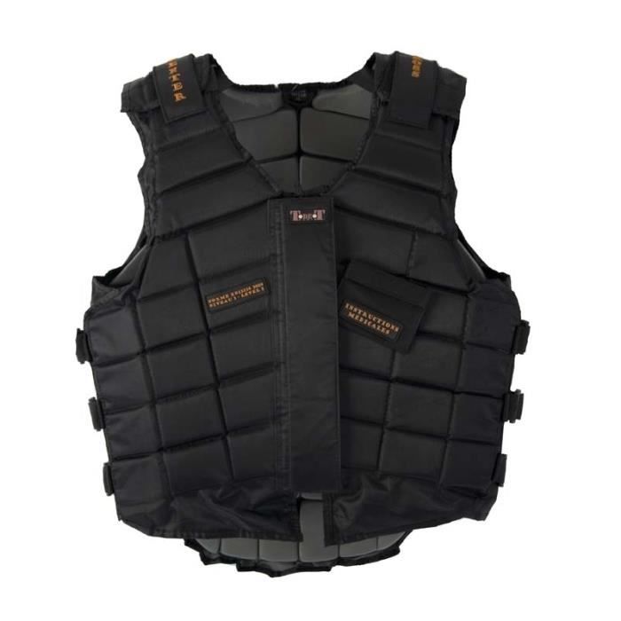 Gilet de cross T de T - noir/gris - L