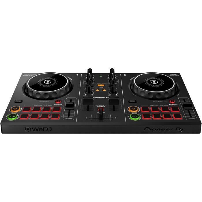 PIONEER DDJ-200 Contrôleur DJ compact 2 voies - Port USB et Bluetooth -  Cdiscount TV Son Photo