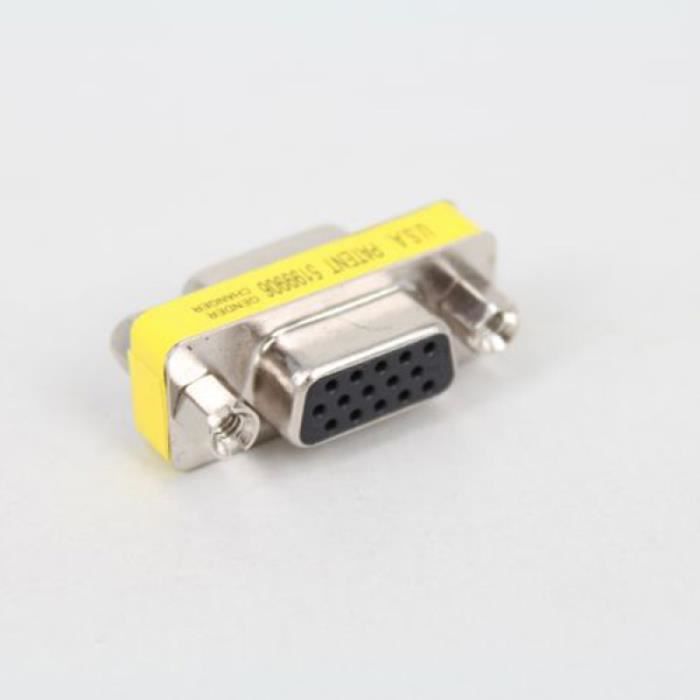 Mini Changeur De Genre 25 Broches Femelle-Femelle - Connexion Inverseur Pour Câbles