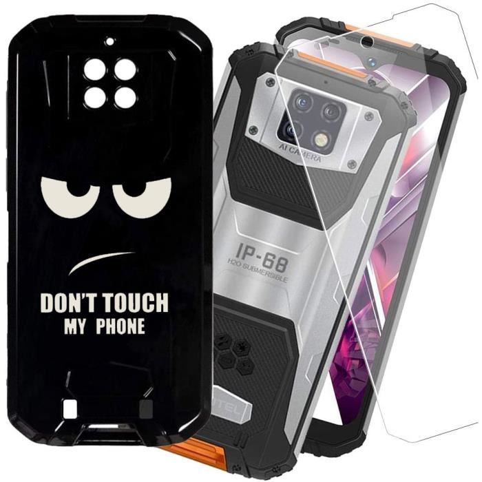 Film Protection Verre Tremp/é 2 Pezzi 6.3 2020 Transparent Souple Forte Protection TPU Case Etui Bumper Coque pour OUKITEL WP6 2020 - Clear SCDMY Housse pour OUKITEL WP6 Coque Silicone +