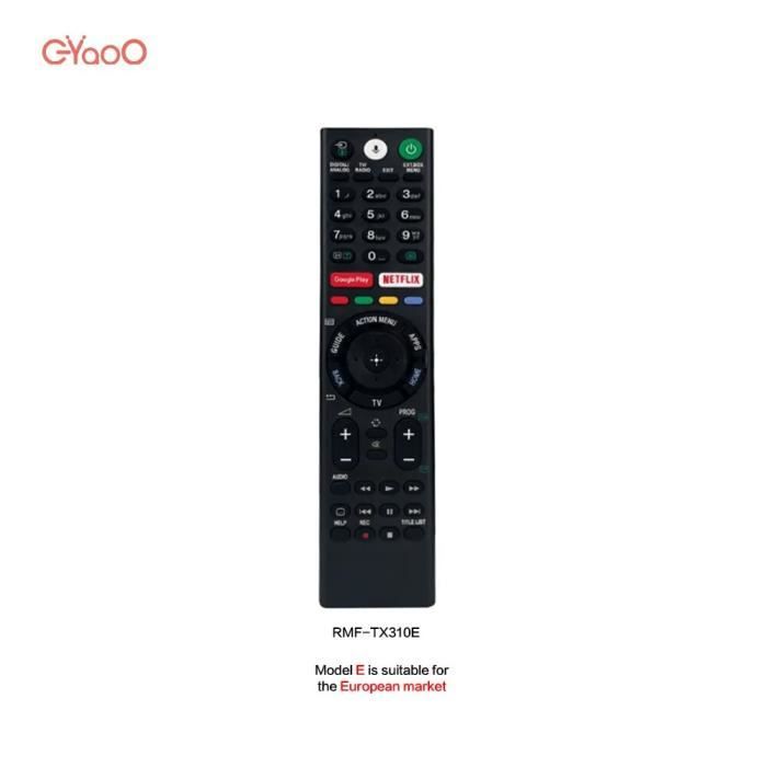 Télécommande Vocale De Remplacement Pour Sony (modèle RMF-TX311E Compatible) - Neuve Sous Blister