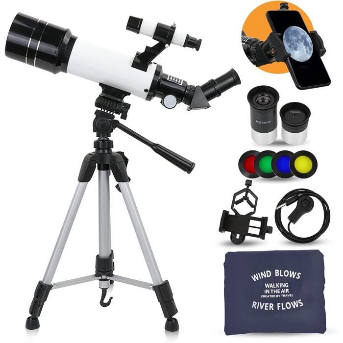 Télescope Pour Enfants Et Débutants En Astronomie - Télescope Réfracteur D'Ouverture De 70 Mm