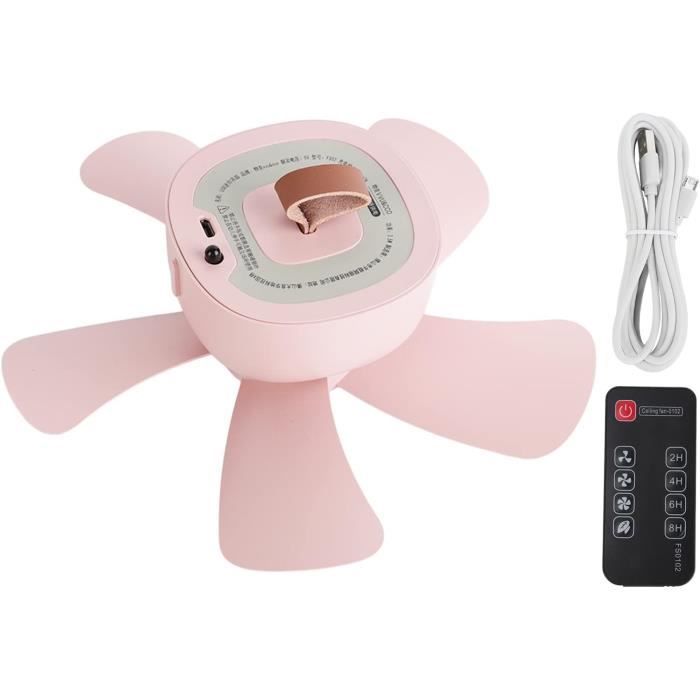 Ventilateur Plafond Tente 8000mAh Soppy – Portable Lumière Télécommande 3 Vitesses Camping