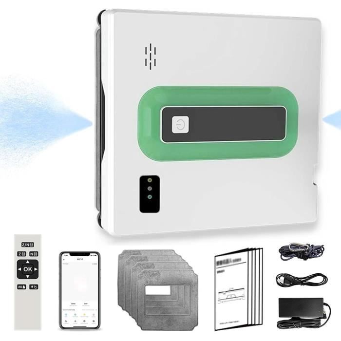 Robot Nettoyeur Vitres SWBSLL 8000Pa - Laveur Automatique Avec Double Pulvérisation Et Télécommande