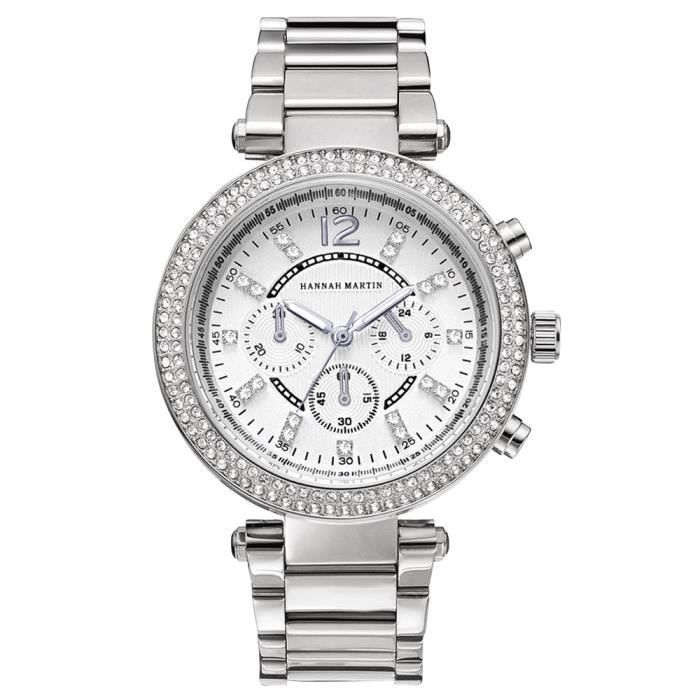 Montre Femme Quartz Avec Cadran Diamant – Occasion – Affichage Analogique