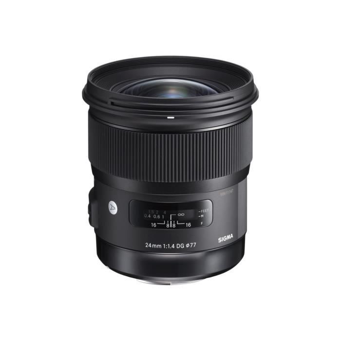 Objectif grand angle Sigma Art 24 mm f/1.4 DG HSM pour Sony E-mount