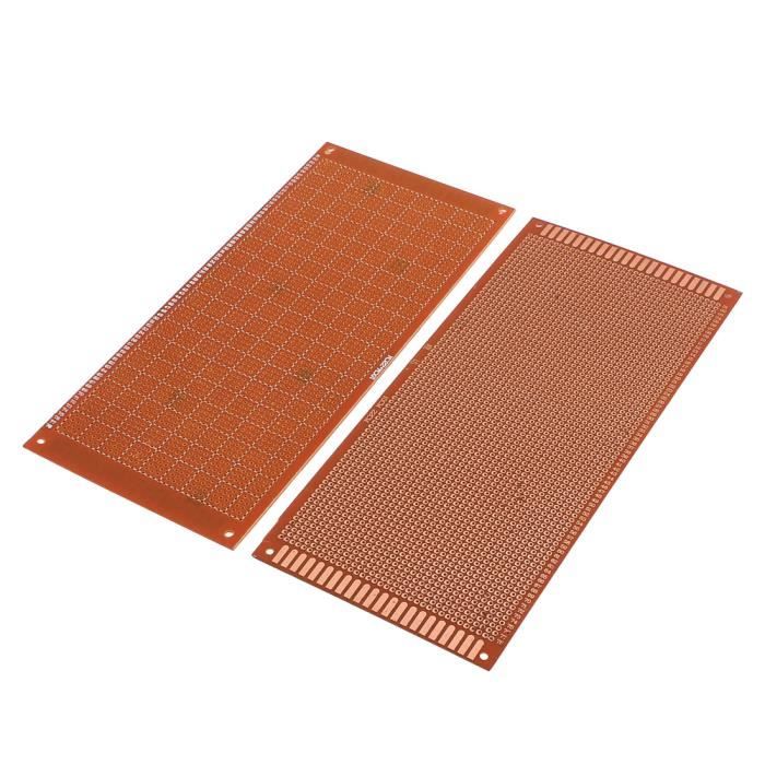 Sourcing Map Circuit imprimé en cuivre laminé 5Pcs 100x70mm Double-Sided 