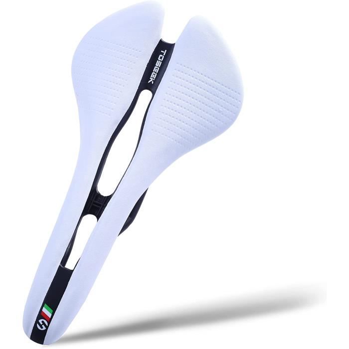 Selle Vélo Classique Blanche HSIN CHENG - Confort, Universelle