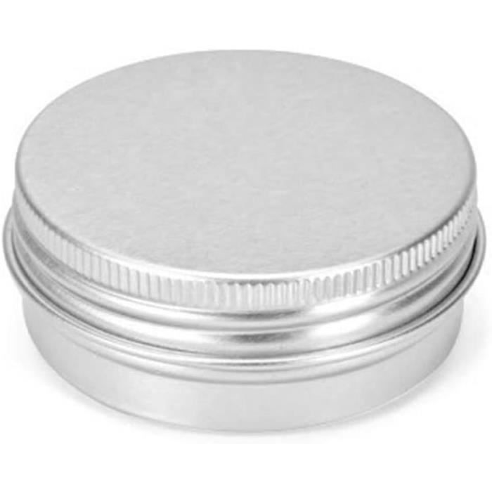 24 Pots En Aluminium Vides 20 Ml - Récipients Réutilisables Pour Crèmes, Cosmétiques Ou Rangement | Avec Spatules Et étiquettes
