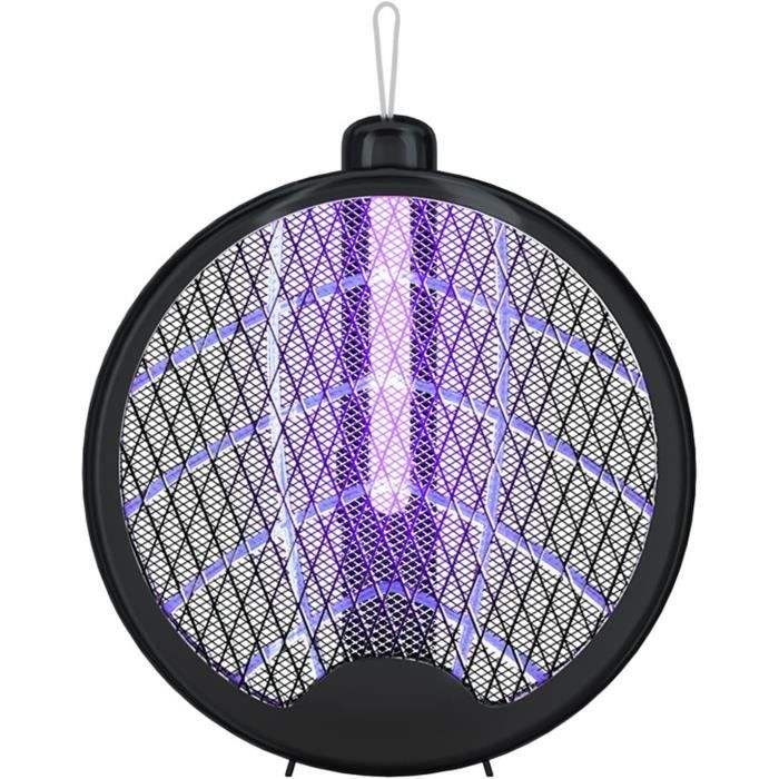 Raquette Anti Moustique Electrique Insectes 3000V Tue Tapetteà Mouche