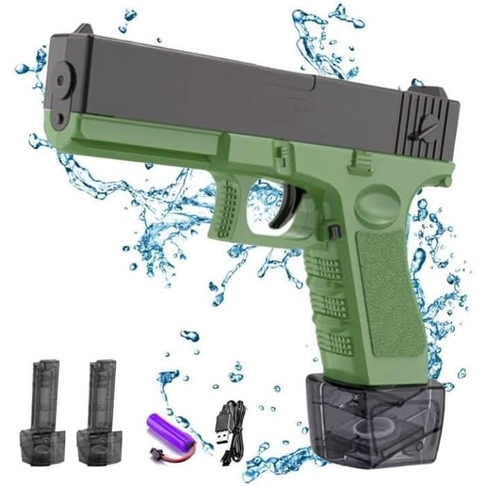 Pistolet à Eau Électrique Pour Enfants Et Adultes - Jouet De Tir Automatique Longue Portée, Idéal Pour Jeux D'Eau En Été
