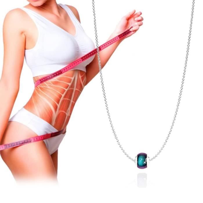 Meilleurs prix pour SURENHAP collier pendentif à changement de couleur Collier de drainage lymphatique, pendentif à couleur changeante, bijoux parure