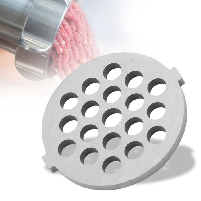 Lot De 2 Disques De Hachoir à Viande En Inox - Épaisseur 3 Mm, Diamètre Environ 7 Cm, Pour Moulins à Viande Manuels