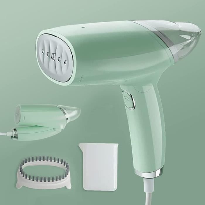 Défroisseur Vapeur, Cadrim Fer à Repasser Portable 1500W 280ML Réchauffage Rapide Défroisseur à Main Vapeur à Vêtements Pour Tissu et Textile, Voyage Vapeur Steamer (Rose