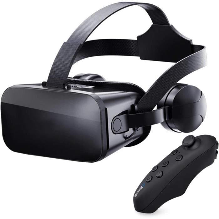 Casque VR Réalité Virtuelle 3D 2K HD - Compatible IPhone Android Avec Lumière Anti-Bleue Pour Jeux Et Films