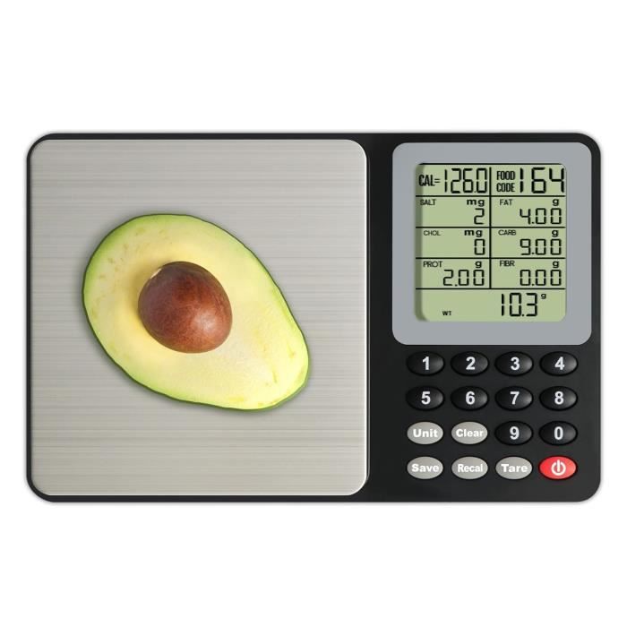 Balance De Cuisine Beurer DS 61 - Analyseur Nutritionnel Avec 1000 Aliments En Mémoire, 5 Kg Max