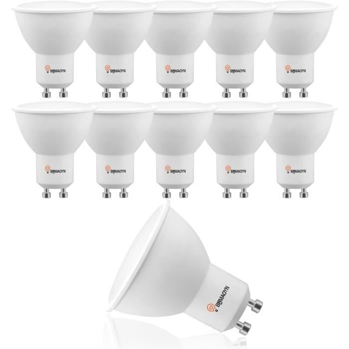 Lot De 10 Ampoules LED Goutte E14 1W – Lumière Blanc Chaud 3000K, 90lm, économique
