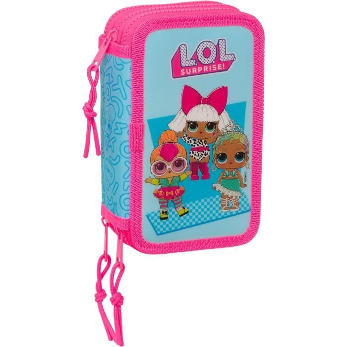 Safta - Trousse double, tissu recyclable, trousse pour enfant, idéale pour les enfants d'âge scolaire, confortable et polyvalent, qualité et résistance, 21 x 6 x 8 cm, couleur bleue, bleu, Estándar Safta - Trousse double, tissu recyclable, trousse pour enfant, idéale pour les enfants d'âge scolaire, confortable et polyvalent, qualité et résistance, 21 x 6 x 8 cm, couleur bleue, bleu, Estándar