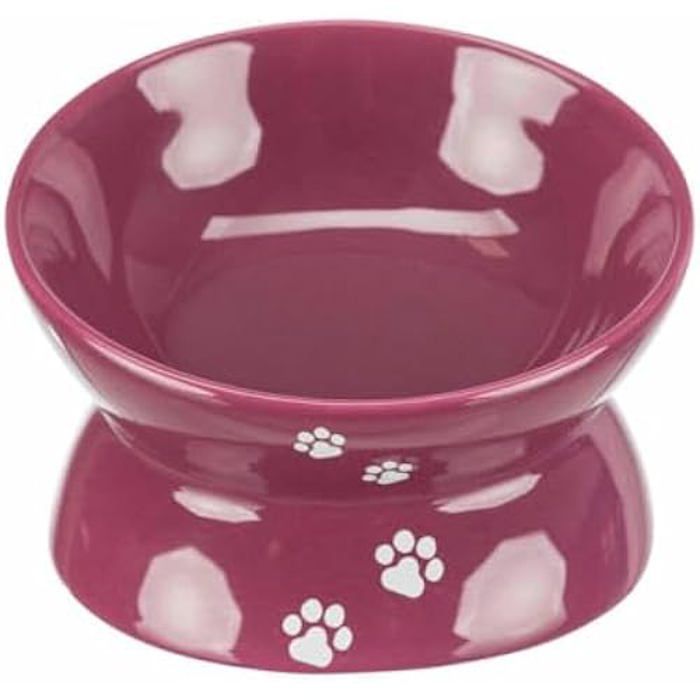 Bol ergonomique - TRIXIE - surélevé - céramique bordeaux - 015 l - Ø 13 cm Bol ergonomique - TRIXIE - surélevé - céramique bordeaux - 015 l - Ø 13 cm