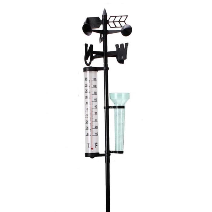 Kit de Station Météo Thermomètre Pluviomètre Girouette extérieure 