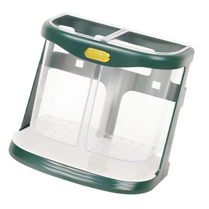 Boîte De Rangement Verte Pour Couverts – Organisez Vos Couteaux, Cuillères Et Baguettes Sans Rien égarer !