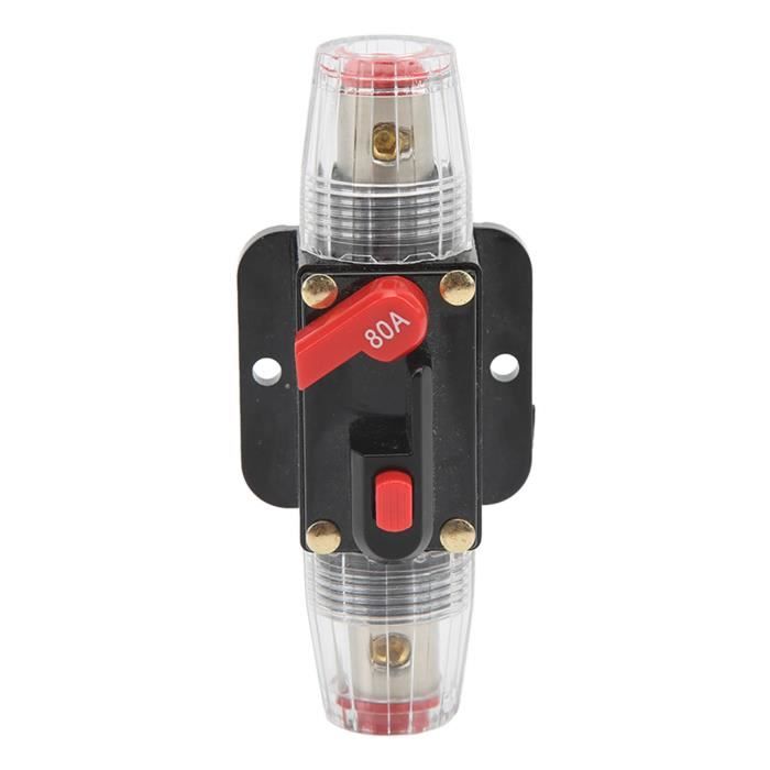 Disjoncteur Manuel Réarmable 120A 12V-48V DC JONJEA - Pour Installation Audio Voiture Ou Circuits électriques
