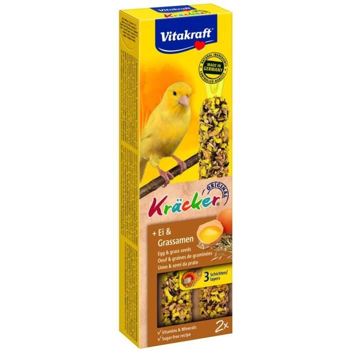 Kräcker Oeuf Graines De Graminée Canaris P/2 - Vitakraft