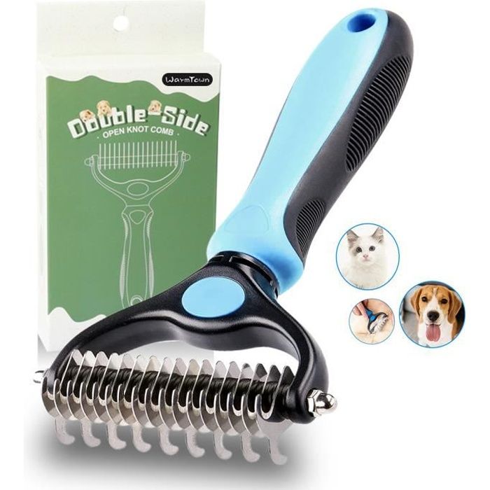 Trixie Fourrure Démêleur Poil Long Zotthaar Brosse pour Chiens Peigne de Dépilation 
