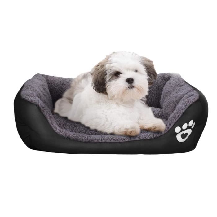 Comparer les prix de Panier pour animal de compagnie - Doux et chaud - Pour chien et chat - Noir