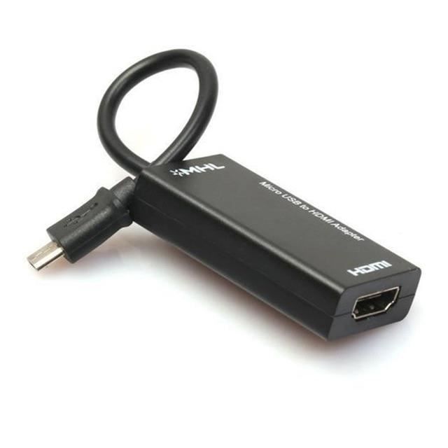 AUTRES PERIPHERIQUES USB,--Adaptateur Micro USB vers hdmi, sortie TV, HDTV, MHL, câble pour téléphone ou tablette, accessoires de té
