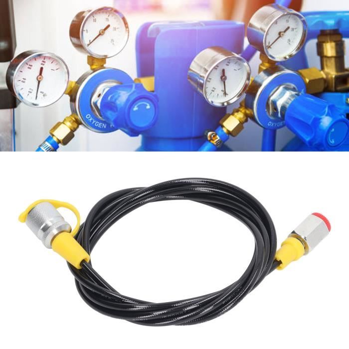 Tuyau Nylon Haute Pression Pour Compresseur - 300mm - Raccord Cuivre - Pour Pompe à Air Et Accessoires