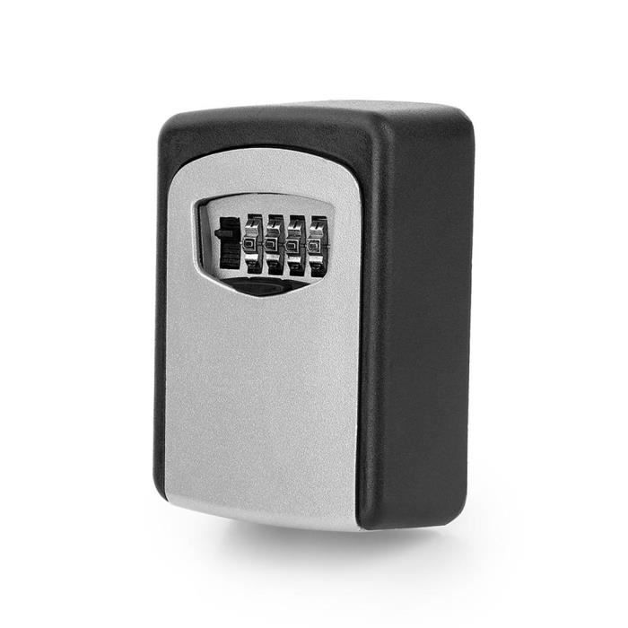 Mini coffre-fort à Code Extérieur à 4 Chiffres Combinaison de Touches de  Sécurité--DQ FRANCE